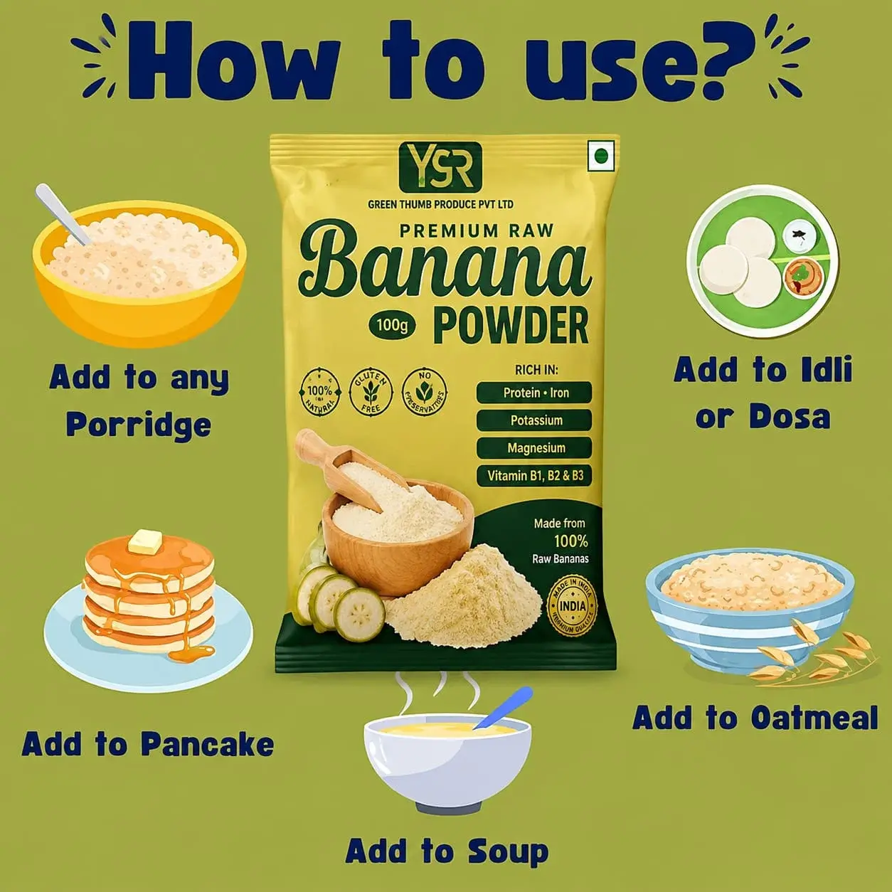 Green Thumb Produce Banana Powder