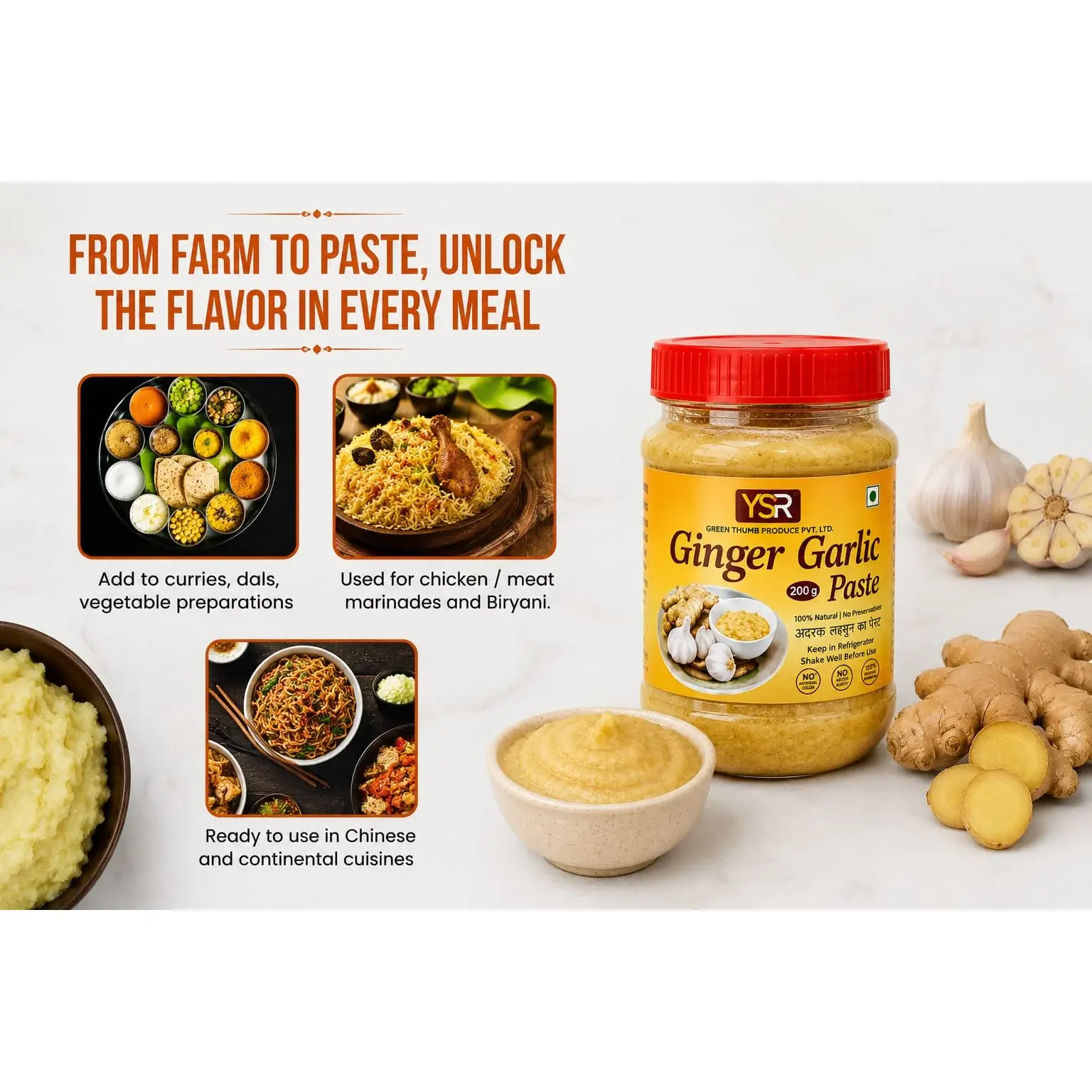 Green Thumb Produce Ginger Garlic Paste