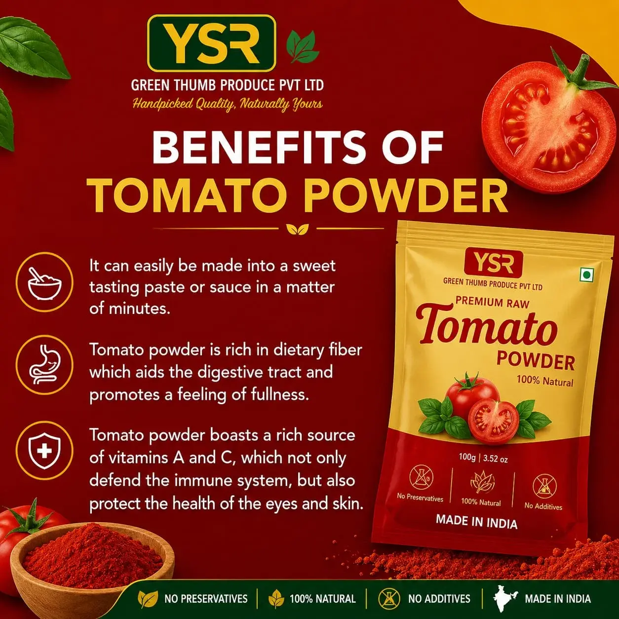 Green Thumb Produce Tomato Powder